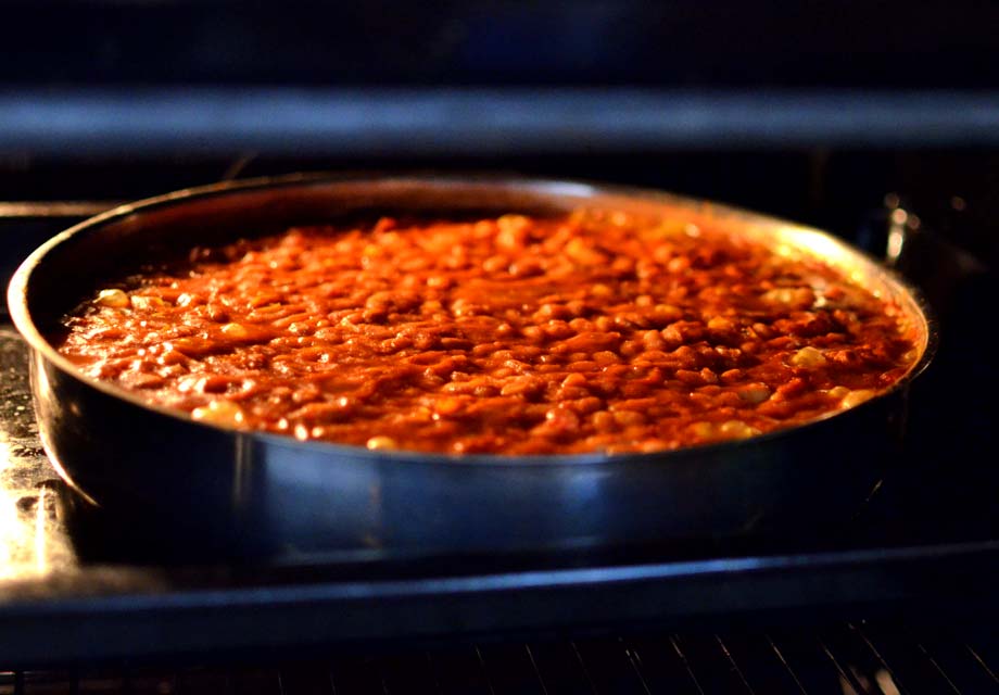 healthy homemade baked beans